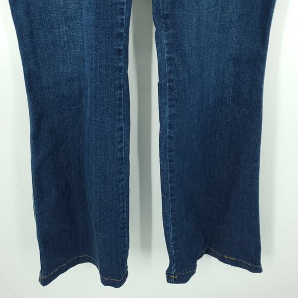 SPANX Pull-On Flare Jeans L Midnight Shade Blue - Picture 8 of 14
